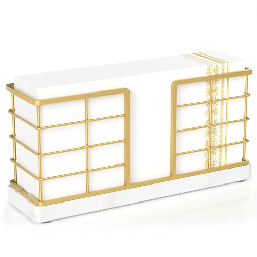 Marble Vertical Stance Bathroom Napkin Holder