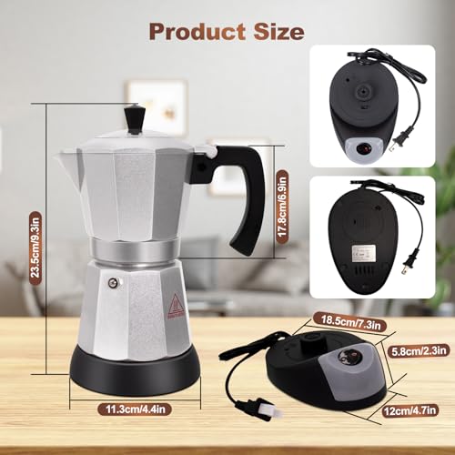 Electric Aluminum Moka Pot 3