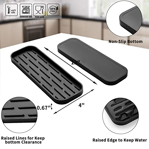 Silicone Kitchen Sink Organizer Tray for Multiple Usage