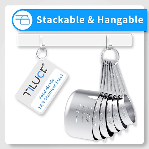 Stainless Steel Measuring Cups & Spoons Set