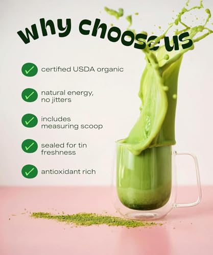 Certified Organic Matcha Powder (10 Ounce)