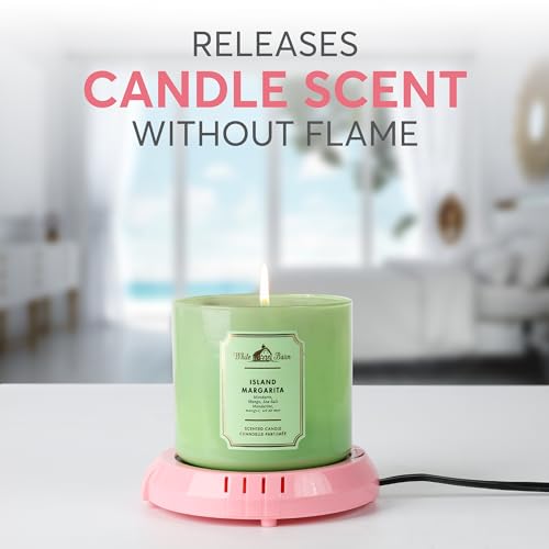 Large Candle Warmer Plate Safely Releases Scents Without a Flame (79 Count)