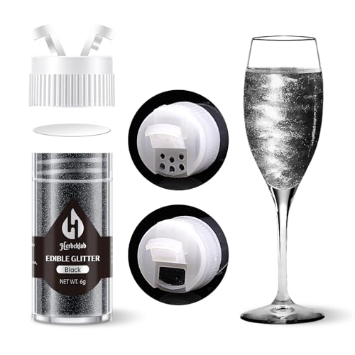 Black Edible Glitter
