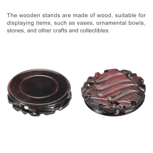 Wooden Display Stand Base 110mm (2 Count)