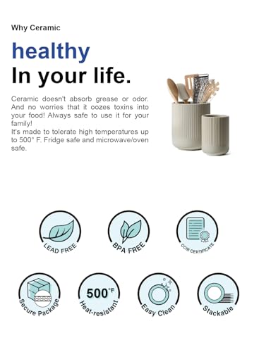 Utensil Holder for Kitchen Counter (2 Count)