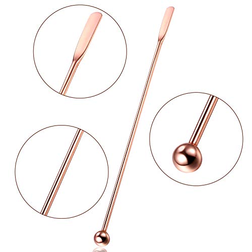 8 Pcs 7.5 Inch Stainless Steel Coffee Beverage Stirrers (8 Count)