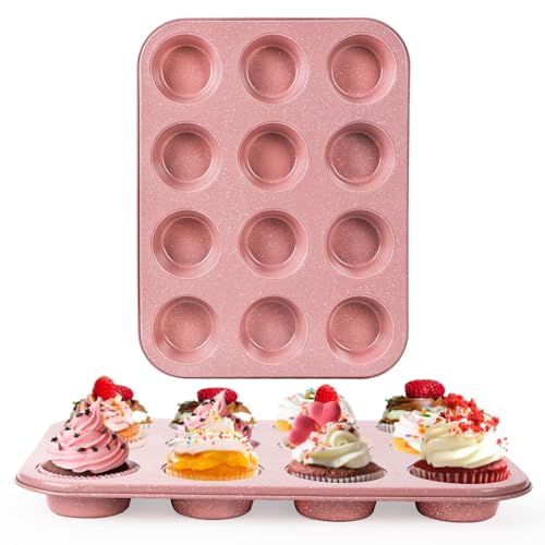 2 Pack Pink Nonstick Muffin Pans (2 Count)