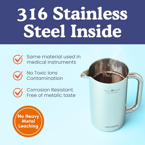 Non Toxic Stainless Steel French Press
