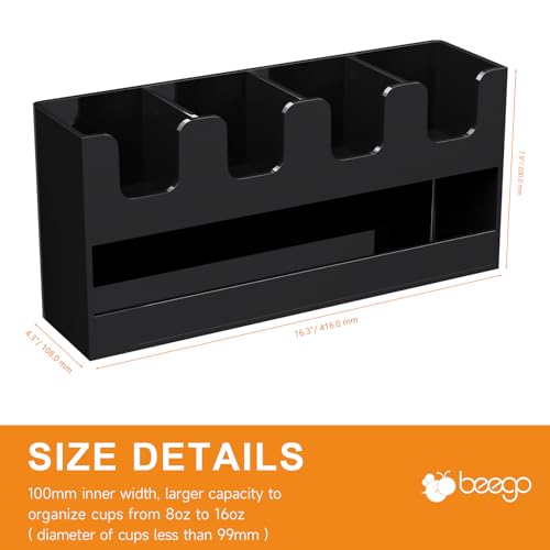 5 Compartment Cup Holder for Countertop