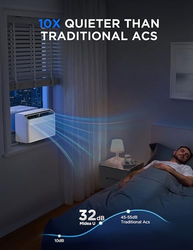 8 000 BTU U Shaped Smart Inverter Window Air Conditioner