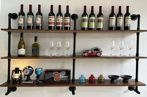 Industrial Pipe Wall Shelves Pipe Shelving
