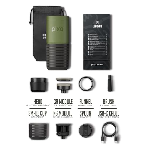 Pixapresso Espresso Machine Electric & Portable