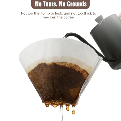 200Pcs #4 Cone Coffee Filters 8 (200 Count)
