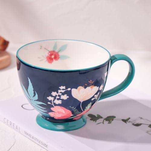 Autumn Handmade Large Ceramic Coffee Mug