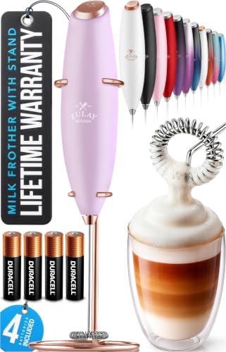 Powerful Milk Frother Wand With Duracell Batteries