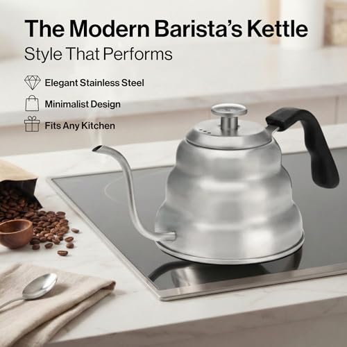 Gooseneck Kettle with Thermometer