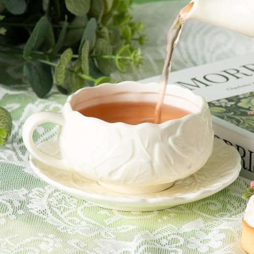 Tea Cups and Saucers Set of 2 (2 Count)