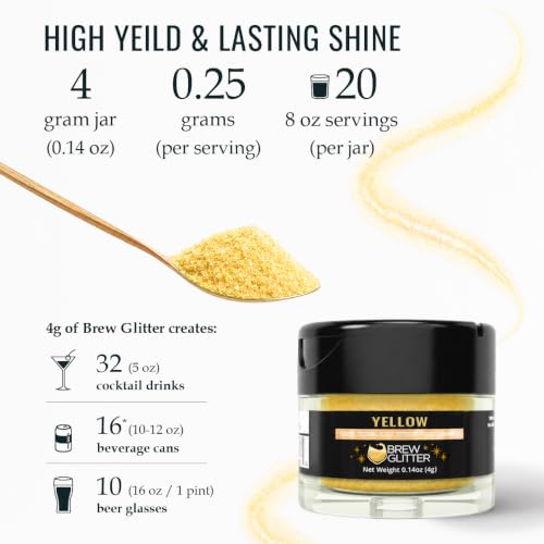 Brew Glitter Edible Glitter for Drinks