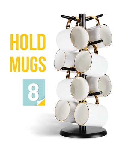 Coffee Mug Tree with 8 Hooks