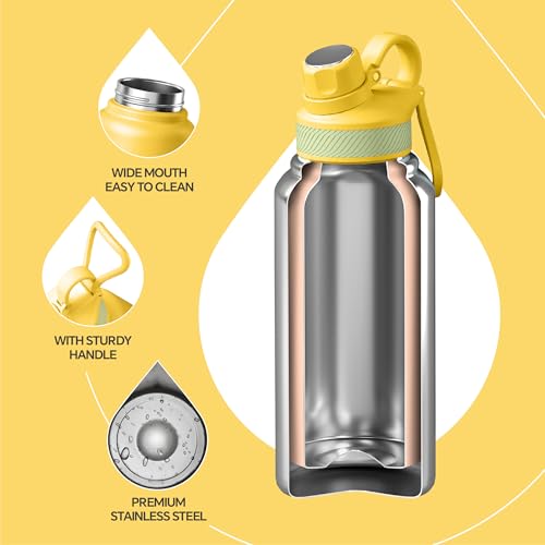 32oz Stainless Insulated Bottle with 2 Leak