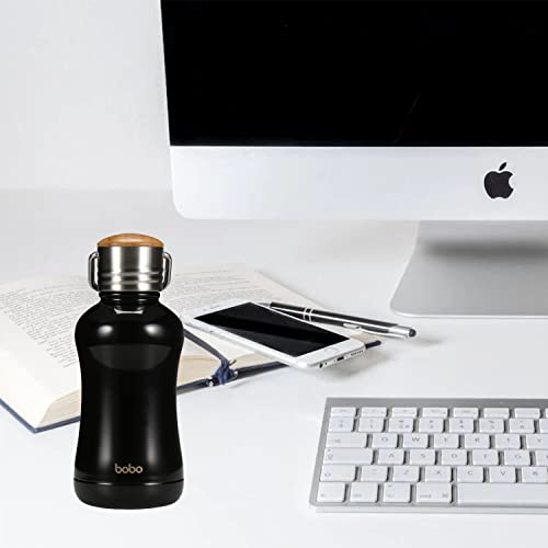 Mini Insulated Water Bottle With Bamboo Lid