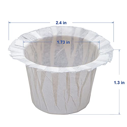 600 Count Kcup Filters disposable with 2 Pack Reusable Coffee Pods for Keurig1.0 and 2.0 Coffee Makers