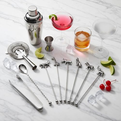 6 Pcs 7.5'' Metal Stir Sticks