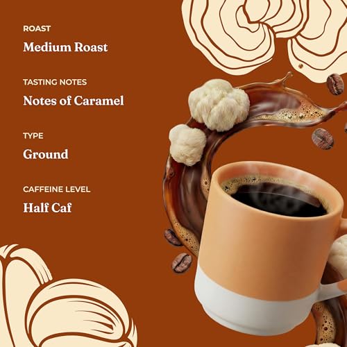 Organic Focus Half Caf Ground Coffee (10 Ounce)
