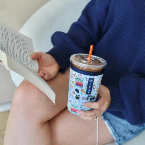 JavaSok Iced Coffee & Cold Soda Insulated Neoprene Cup Sleeve