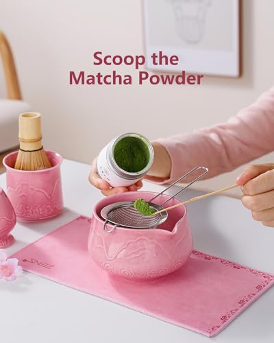 Premium Matcha Whisk Set with Blooming Cup