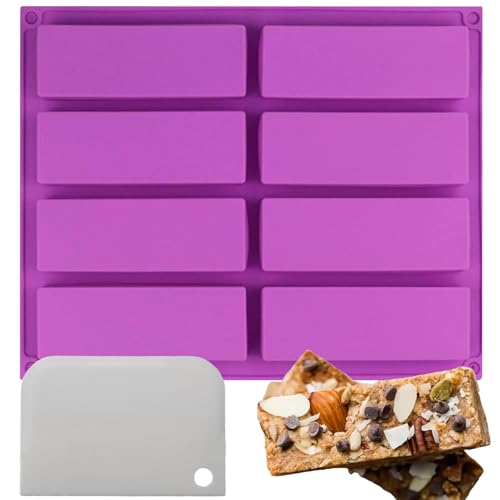 Rectangle Chocolate Silicone Baking Molds (8 Count)