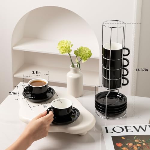 Sweejar Ceramic Espresso Cups Set of 6