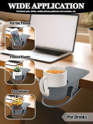 2PCS Clip on Drink Holder for Beach Chair (2 Count)
