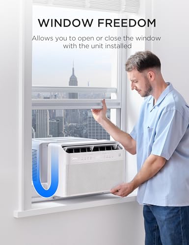 8 000 BTU U Shaped Smart Inverter Window Air Conditioner