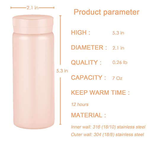 Mini Thermos Cute Water Bottle