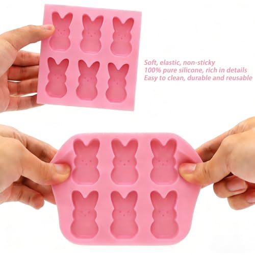 Easter Silicone Molds for Chocolate (6 Count)