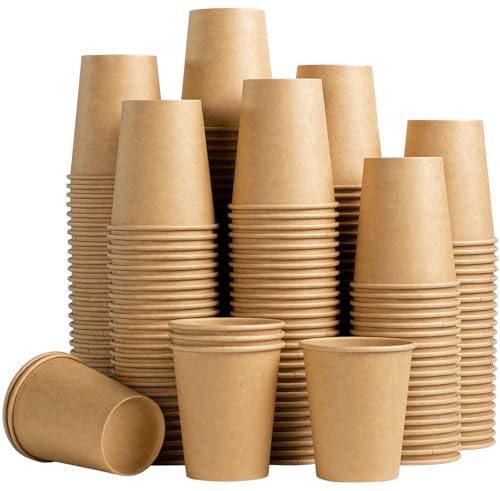200 Pack 8 oz Kraft Paper Cups (200 Count)