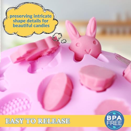 Easter Silicone Candy Mold 2 (2 Count)