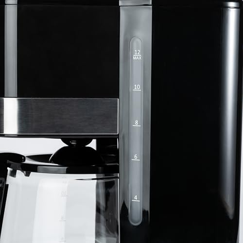 12 Cup Drip Coffee Maker with Glass Carafe