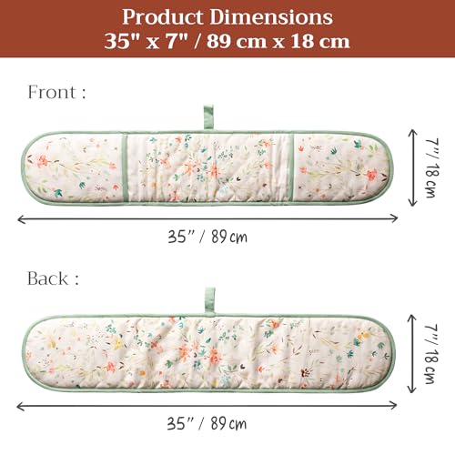 Double Oven Mitts 100% Cotton Double Oven Glove