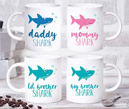 Baby Shark Family 11oz. Coffee Mug Gift Set