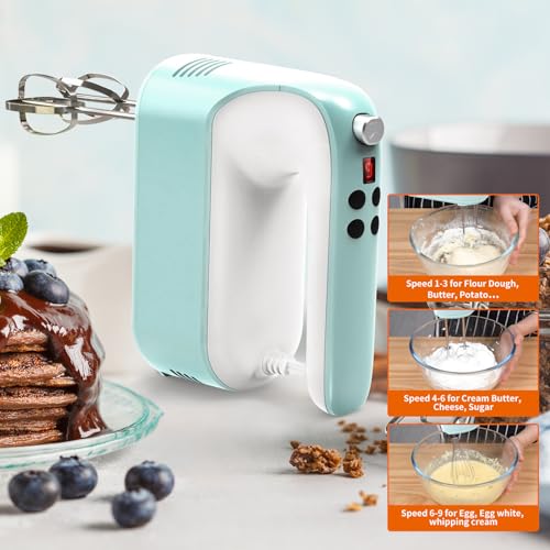 9 Speed Digital Hand Mixer Electric