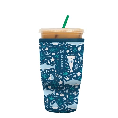 JavaSok Iced Coffee & Cold Soda Insulated Neoprene Cup Sleeve