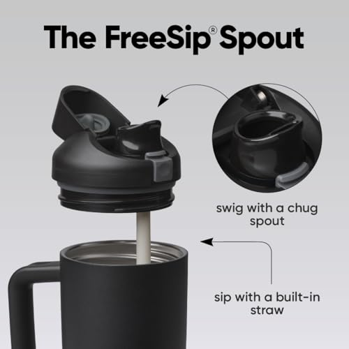 FreeSip Tumbler Stainless Steel Water Bottle 30 oz Very