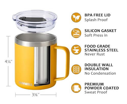 Insulated Coffee Mug with Lid