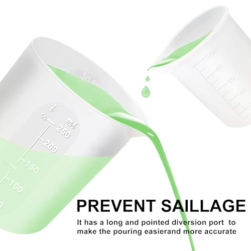 Silicone Measuring Cups for Resin Supplies