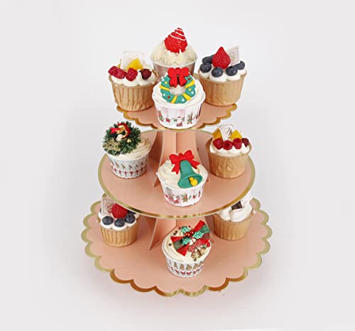 Cupcake Stand with Lace Trim