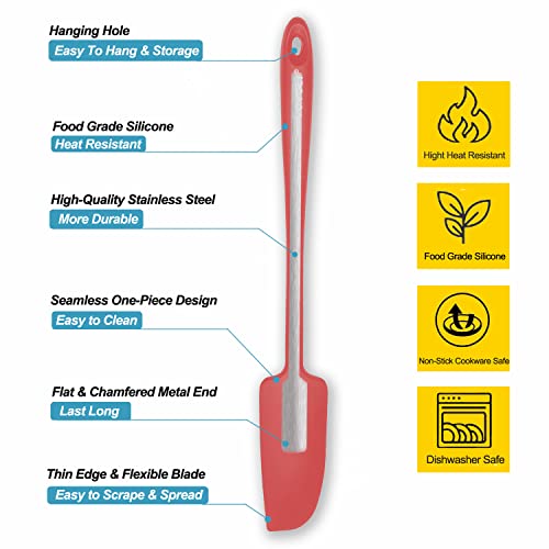 2 Pack Vovoly Silicone Jar Spatulas