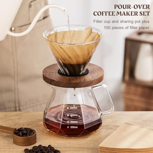 Pour Over Coffee Maker Set