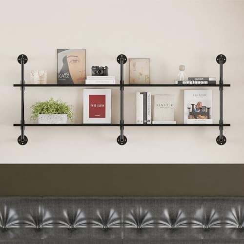 Industrial Pipe Shelf Shelving Bookcase